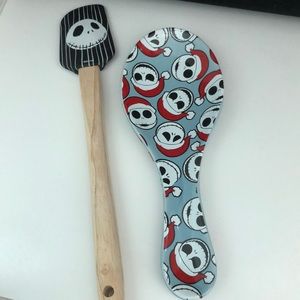 Nightmare before Christmas Spoon rest and Spatula